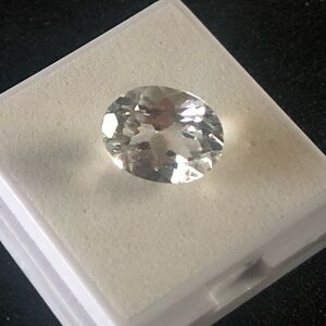 Large White Topaz 4.5cts Gemstone Oval  Loose Stone April Birthstone App. 10x12